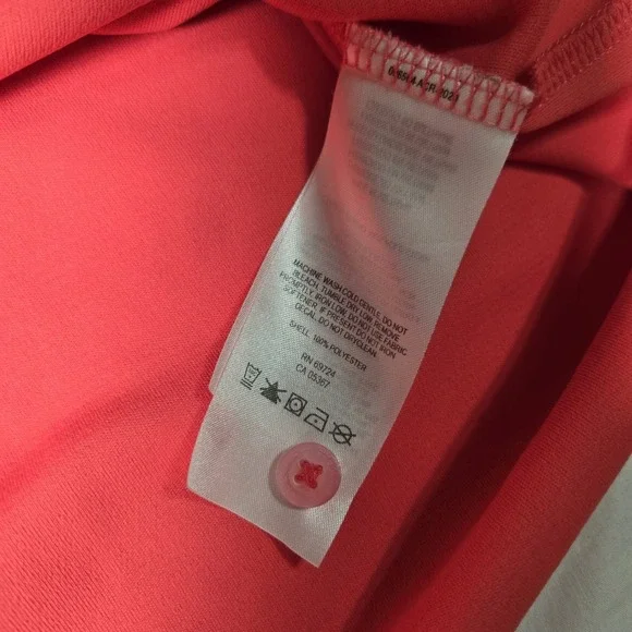 Columbia PFG Polo Sleeveless Shirt Women Large Golf Logo EUC - Picture 6 of 8